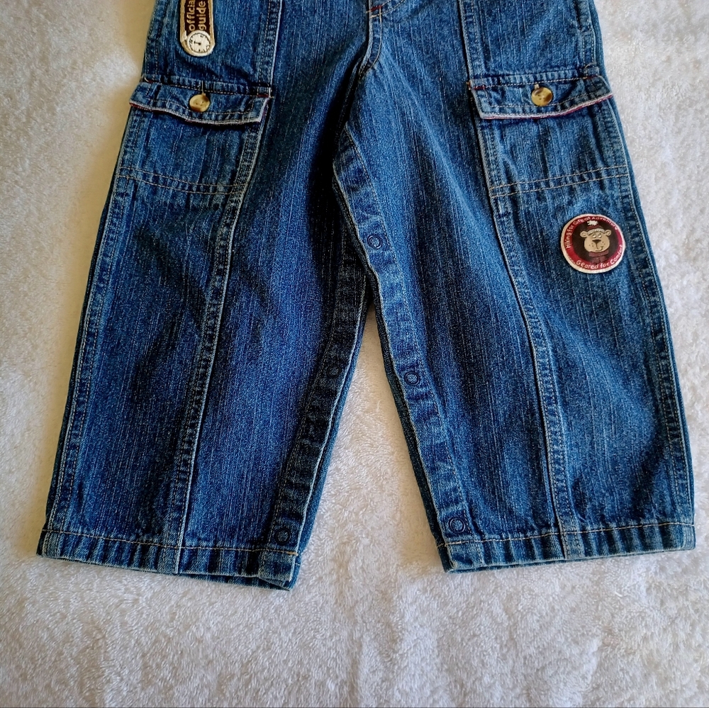 Toddler Denim Bib Ovealls, Size 24 Months - Picture 10 of 16